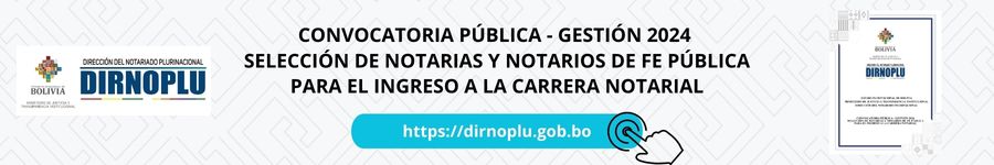 Banner para redireccion a convocatoria notarios DIRNOPLU